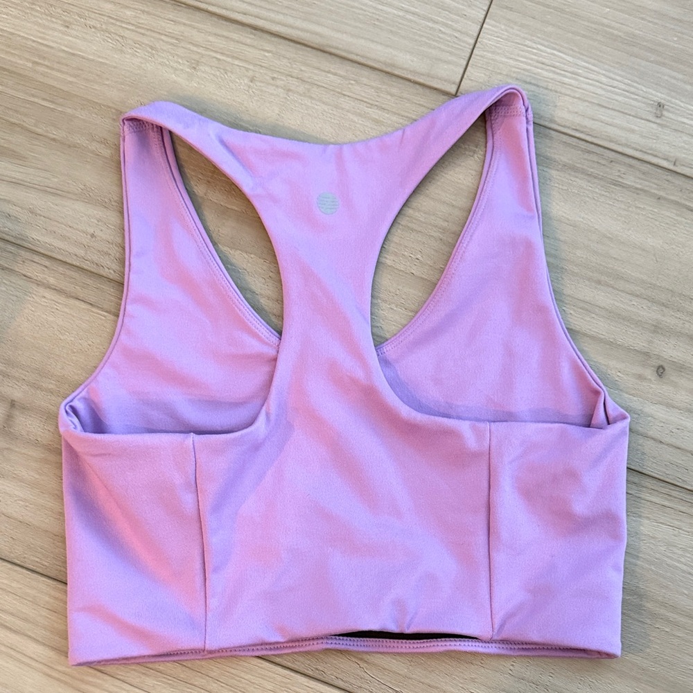 Light Purple Racerback Sports Bra - Picture 2 of 3